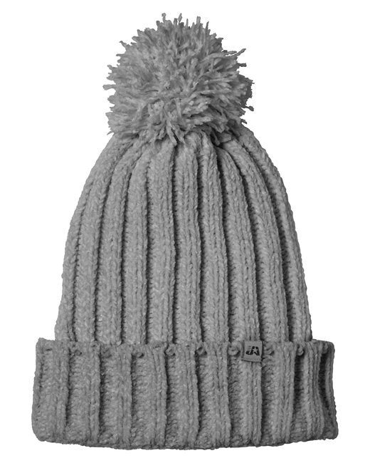 J America 5008JA Cushy Knit Hat Doba OS GREY HEATHER